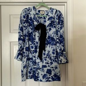 Blue and white Tuckernuck dress